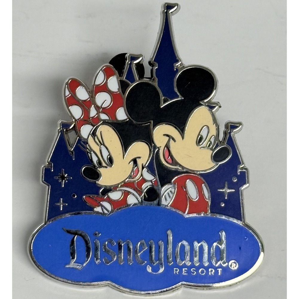 Mickey And Minnie Mouse Disneyland Resort Castle Disney Parks Travel Pin 2016